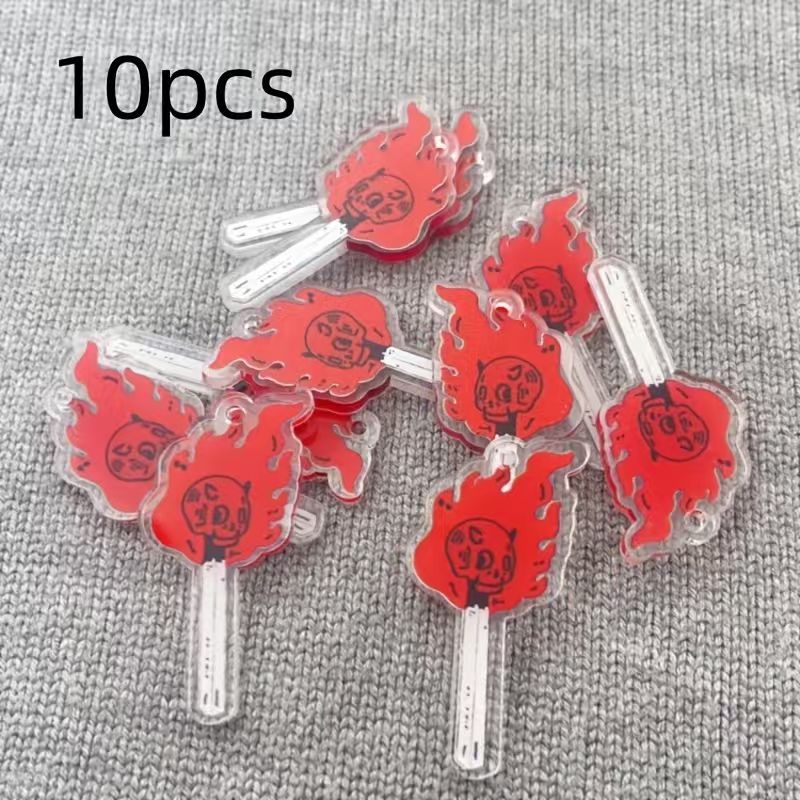 Drop Earrings - 10 piezas de colgantes de calavera