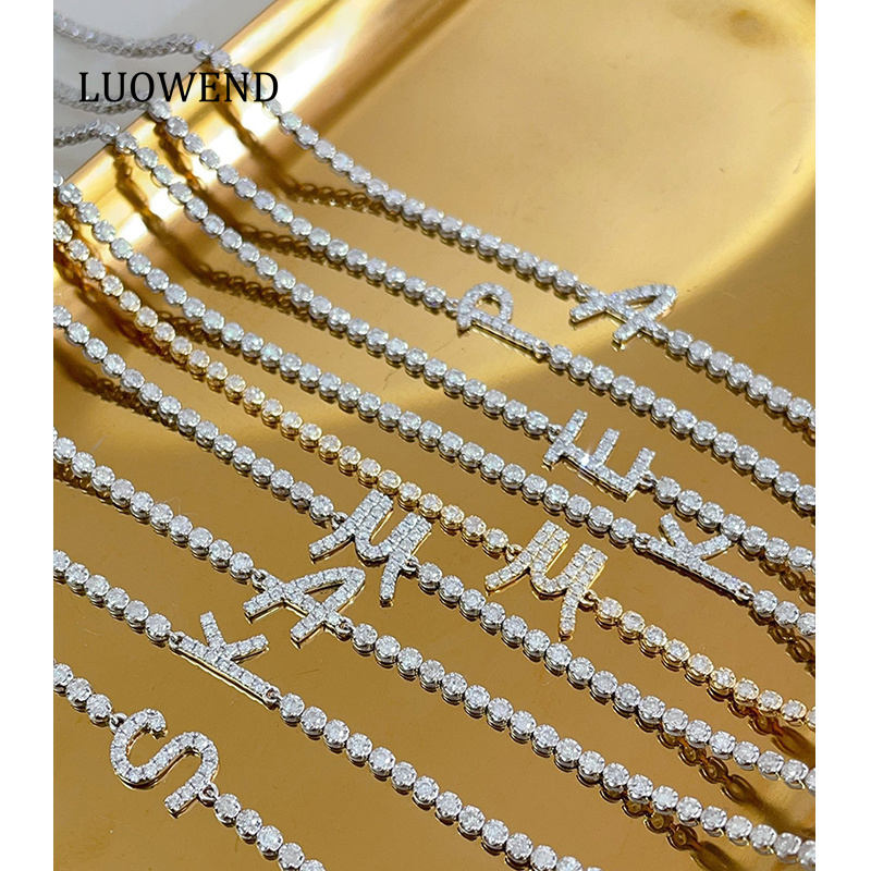 Rose Gold Bracelet - LUOWEND, pulsera de oro blanco/amarillo/rosa de