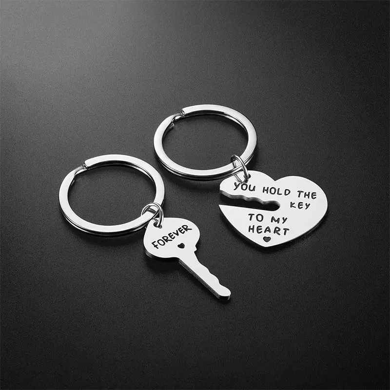 Couple Ring Set - Juego de 2 llaveros con forma