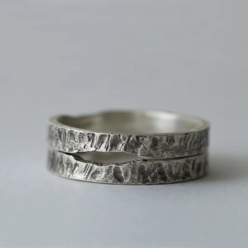 QEENKISS-Anillo de Plata de Le - Couple Ring Set reseña y precio