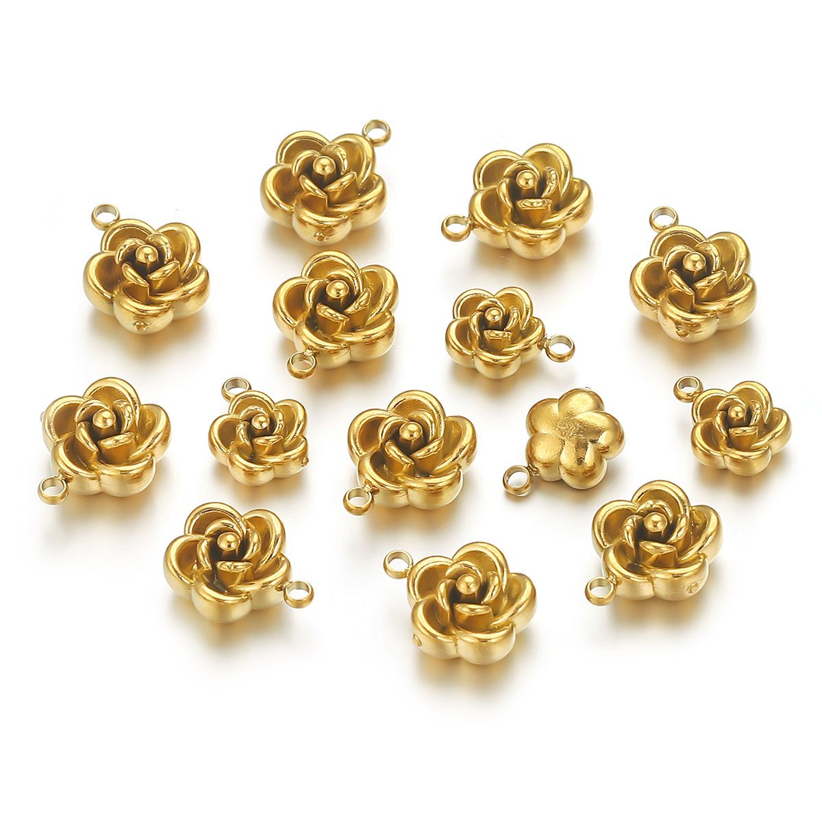 5 uds 8/10mm chapado en acero  - Rose Gold Bracelet reseña y precio