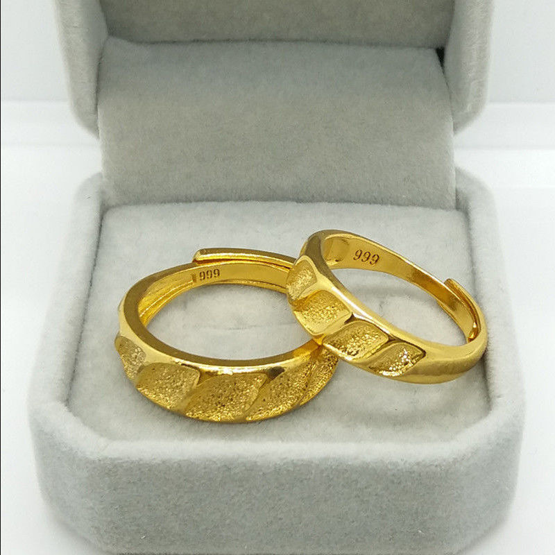 Anillo chapado en oro amarillo - Couple Ring Set reseña y precio