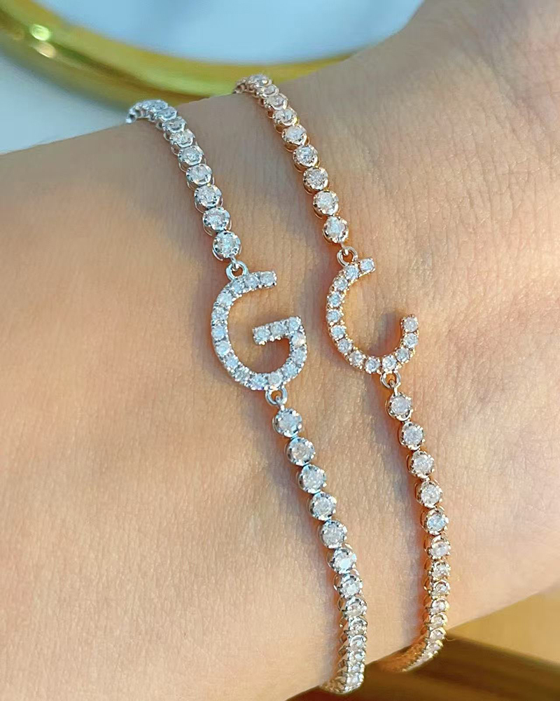 LUOWEND, pulsera de oro blanco - Rose Gold Bracelet reseña y precio