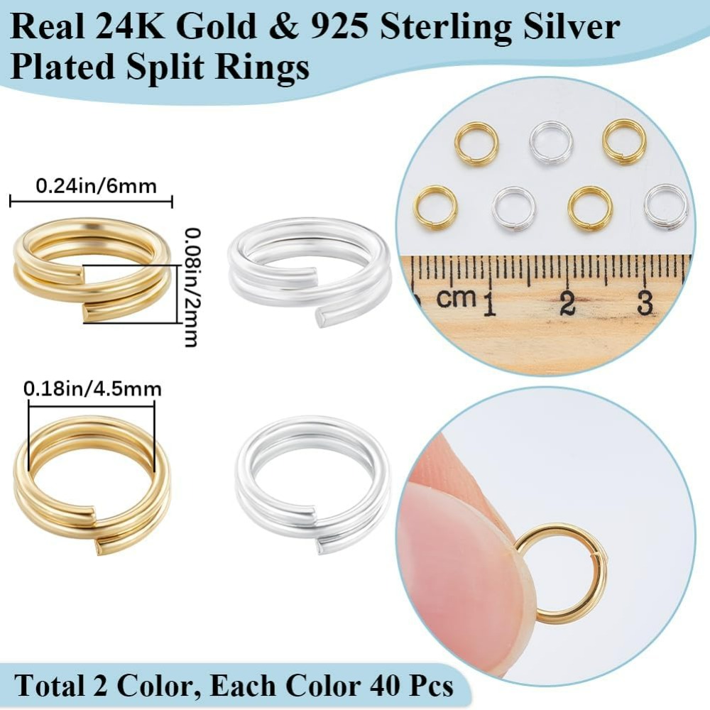 1 caja de 80 Uds. Anillo de sa - Gold Plated Ring reseña y precio