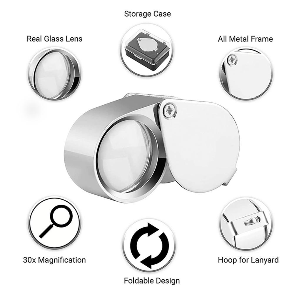 Lupa de Joyero 30X, Lupa Plega - Collectors Coins Jewelry & Watches Of Smithtown Reviews reseña y precio