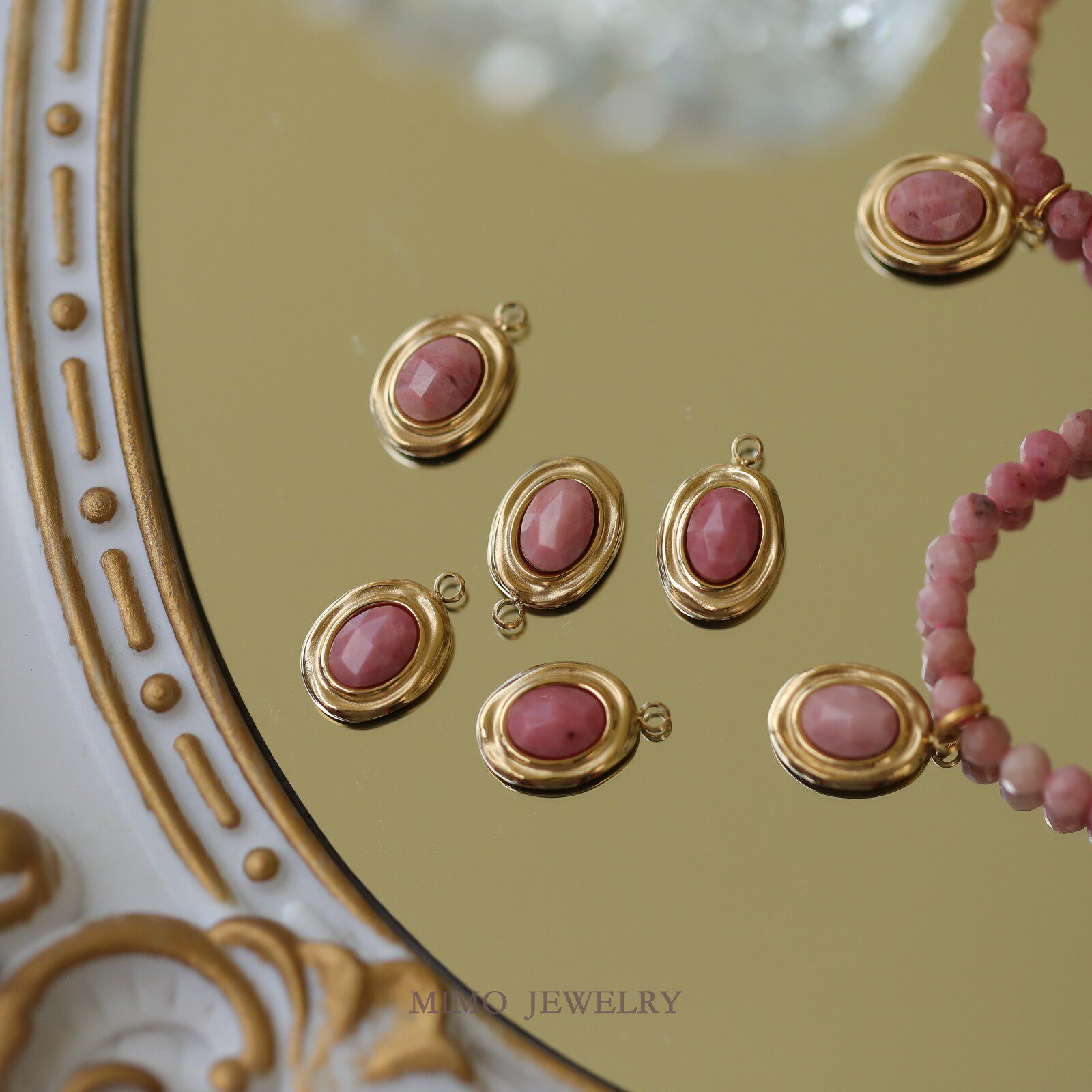 1 unidad de dijes facetados de - Rose Gold Bracelet reseña y precio