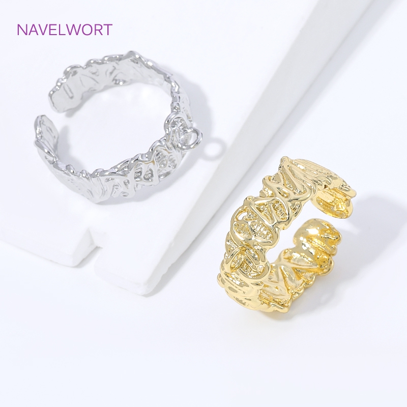 Anillos abiertos de latón chap - Gold Plated Ring reseña y precio