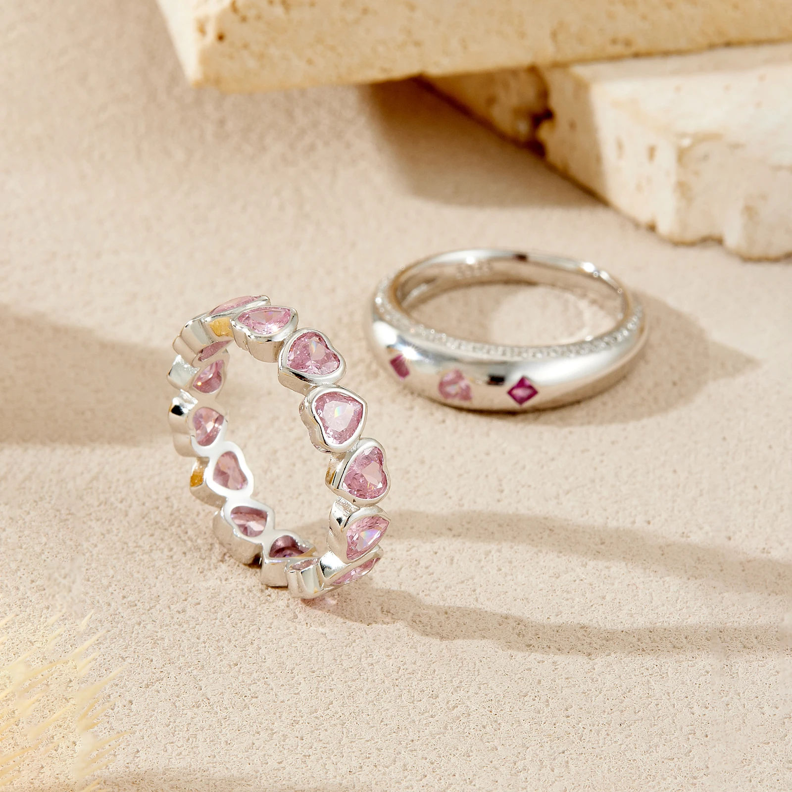 ANDYWEN Juego de anillos de am - Couple Ring Set reseña y precio