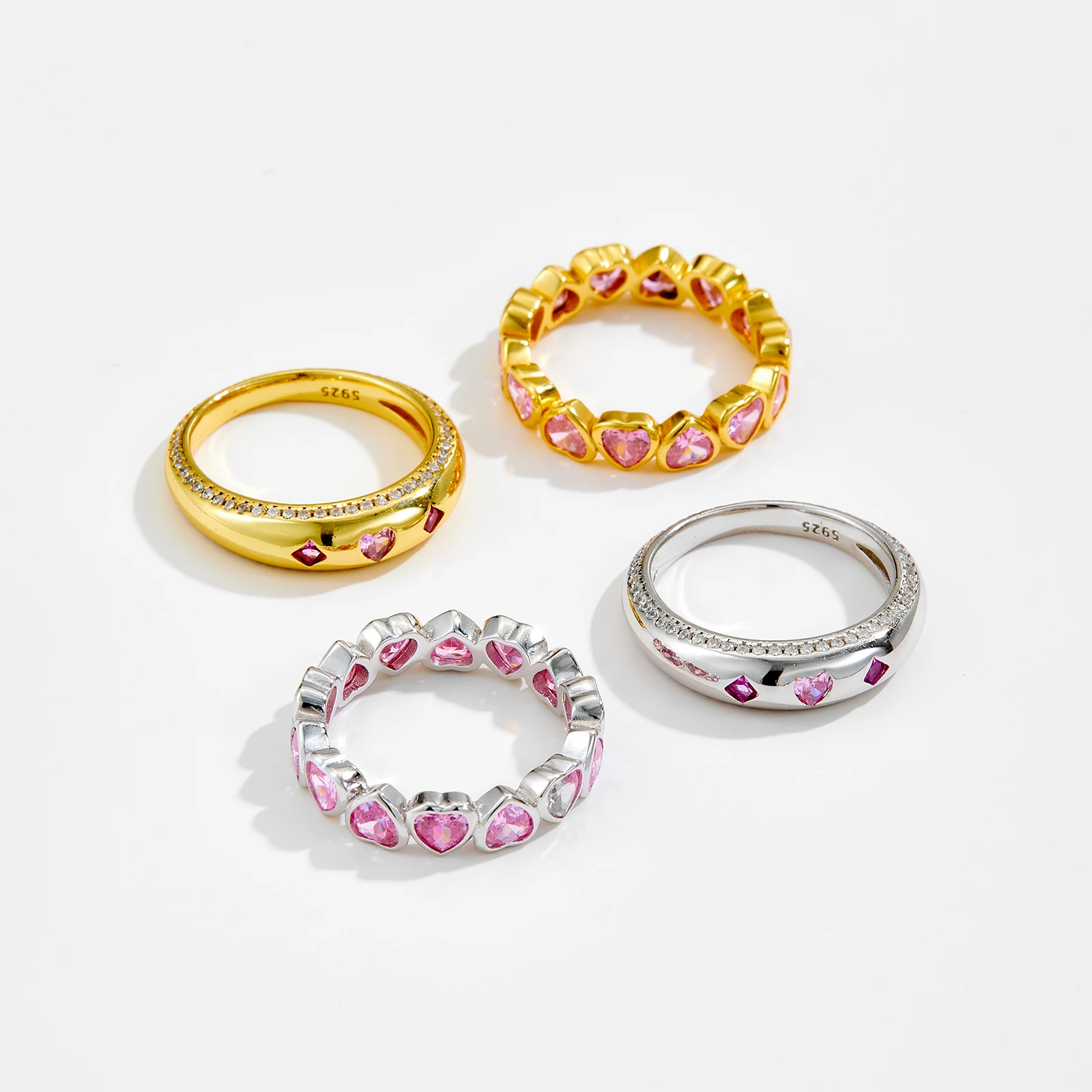 ANDYWEN Juego de anillos de am - Couple Ring Set reseña y precio