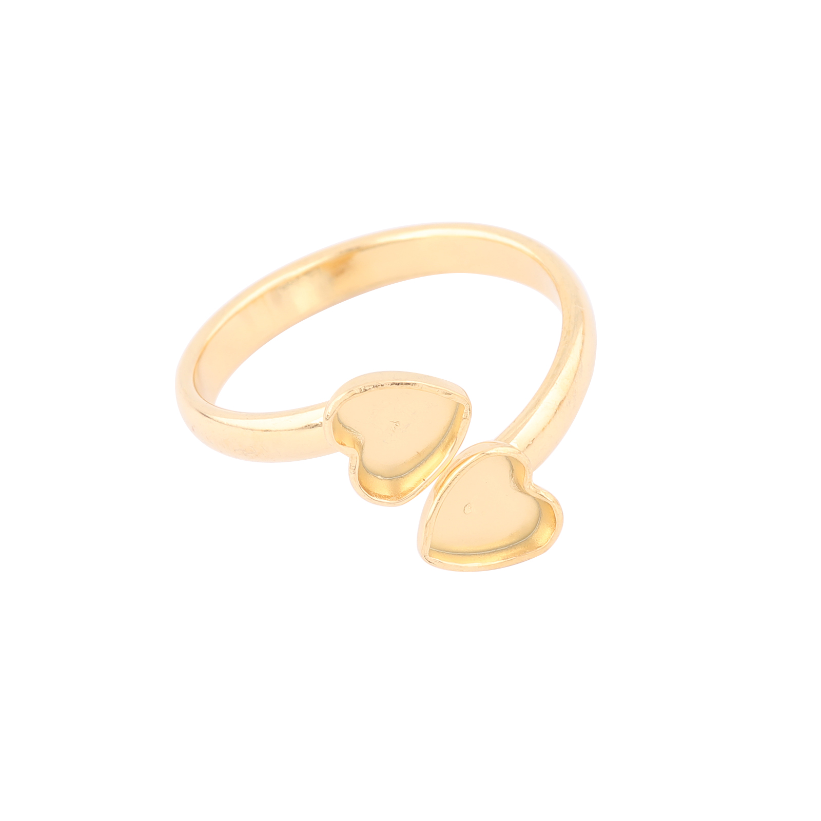 10 Uds. De acero inoxidable ch - Gold Plated Ring reseña y precio