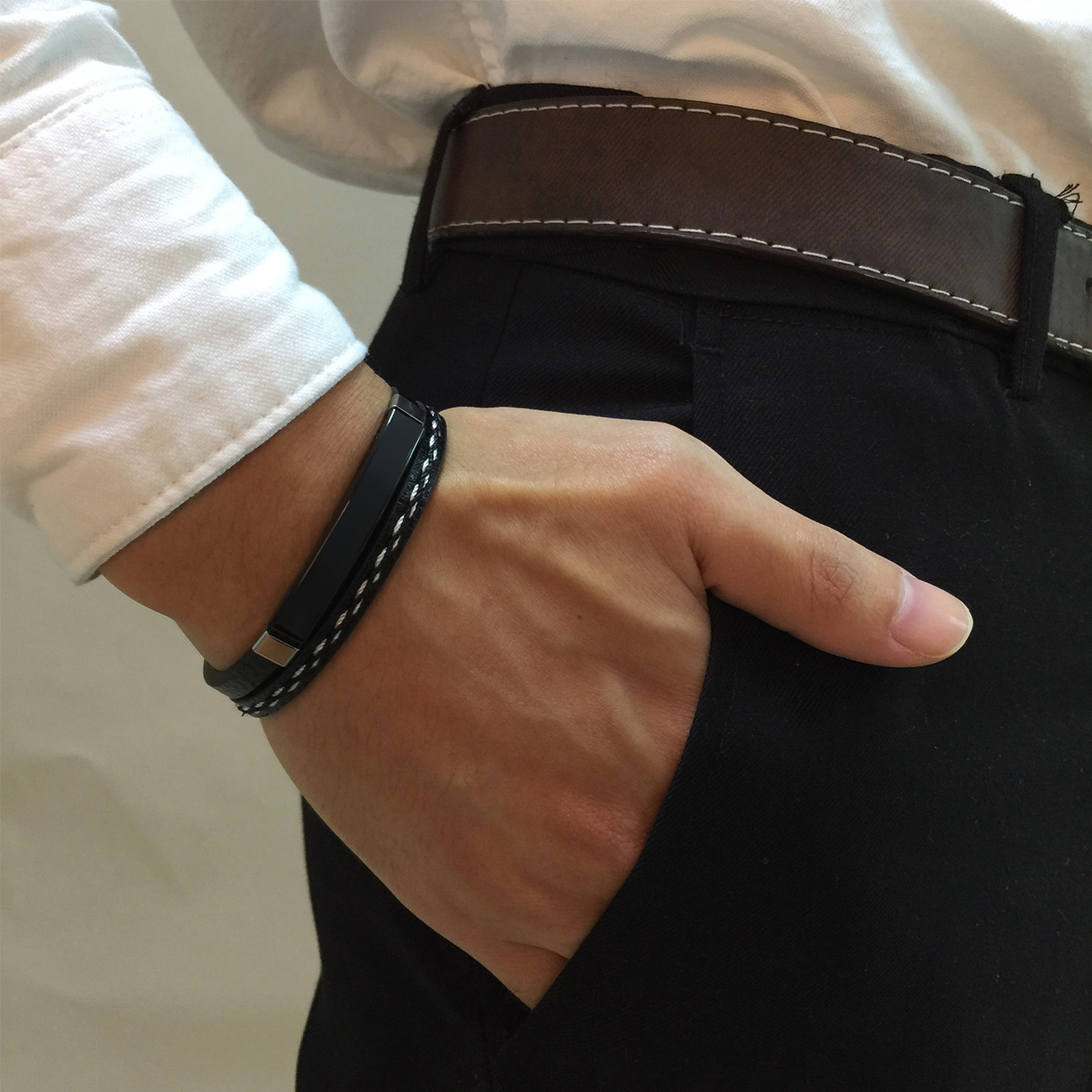 Pulsera de Cuero PU Trenzado d - Rose Gold Bracelet reseña y precio