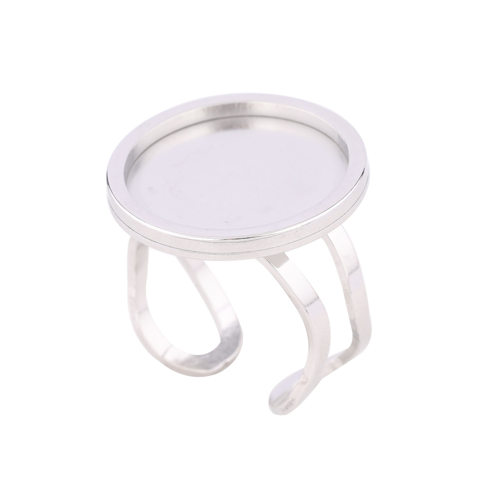 Anillo de cabujón redondo de 1 - Gold Plated Ring reseña y precio
