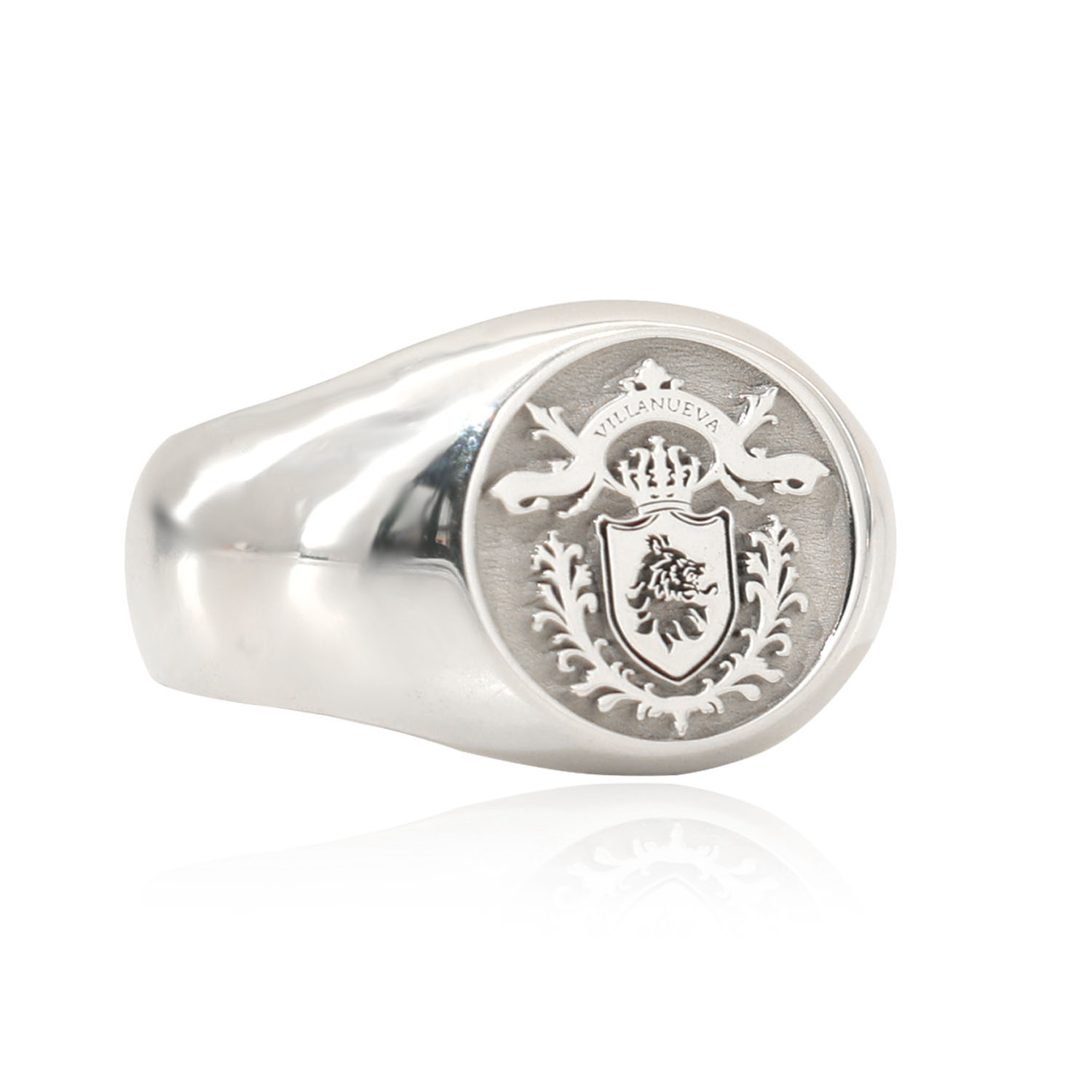 Anillo de Plata Sólida 925 de  - Mens Signet Ring reseña y precio